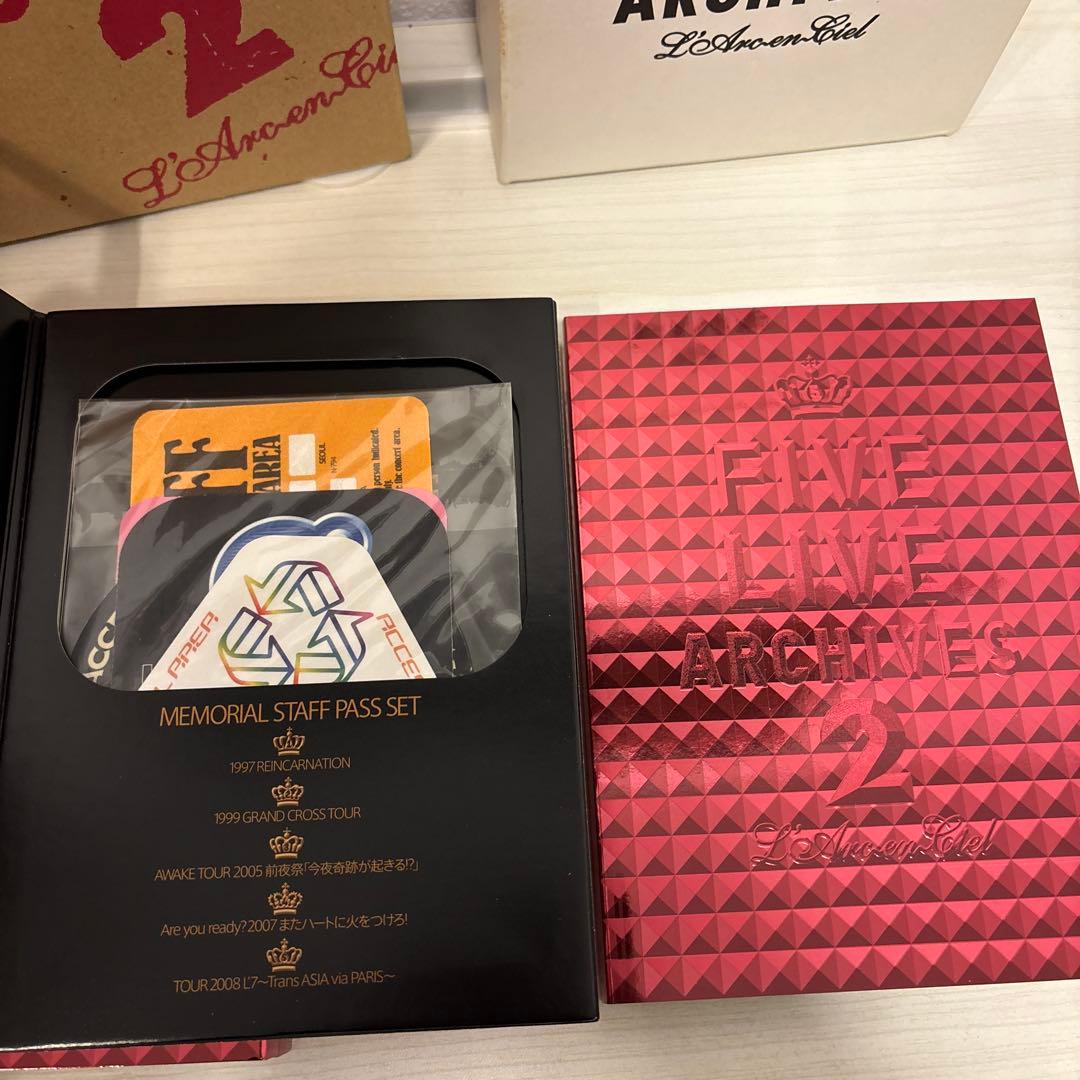 L'Arc-en-Ciel FIVE LIVE ARCHIVES セット　美品