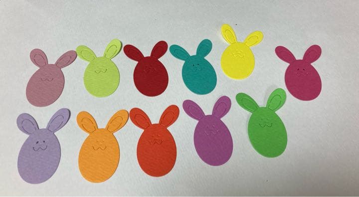 アルバム飾り　クラフトパンチ　うさぎ　オーダー受付中（＾∇＾）