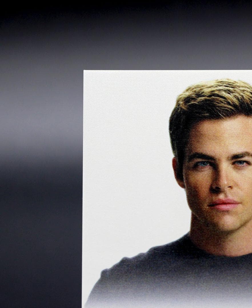 スタートレック　star trek　クリス　パイン　サイン カード