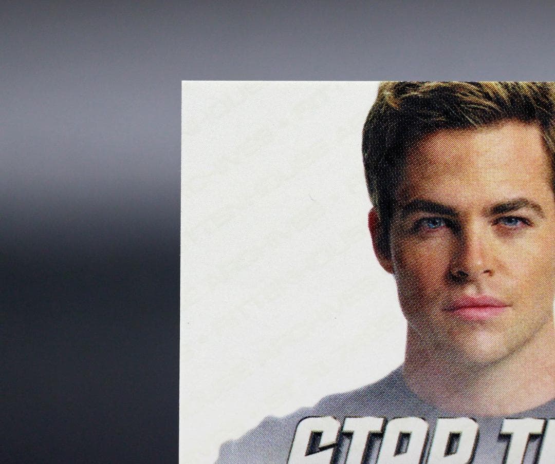 スタートレック　star trek　クリス　パイン　サイン カード