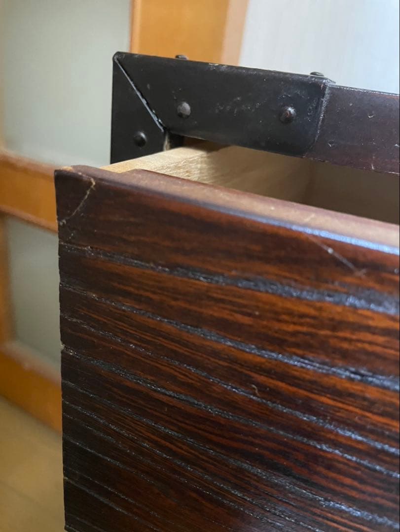 アンティーク和箪笥4段チェスト