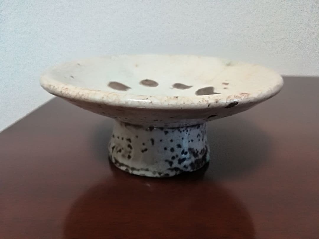 ⭐朝鮮古陶磁 李朝時代初期〜中期 白磁 祭器 台鉢 古美術品 希少 骨董品