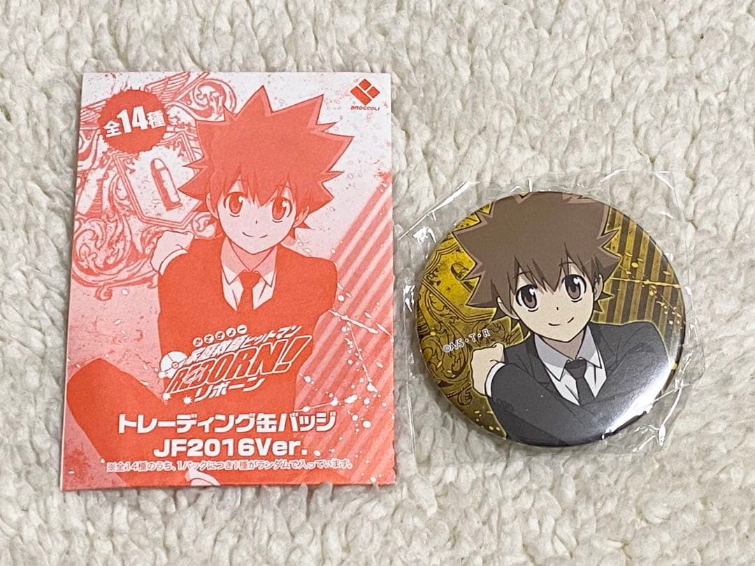 【ラス1】REBORN JF2016 缶バッジ ジャンプフェスタ 沢田綱吉