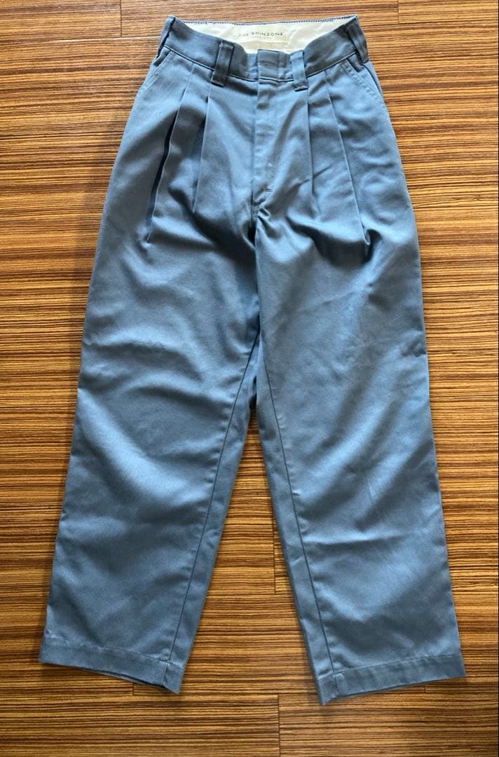 シンゾーン　トムボーイパンツ　ブルー　34