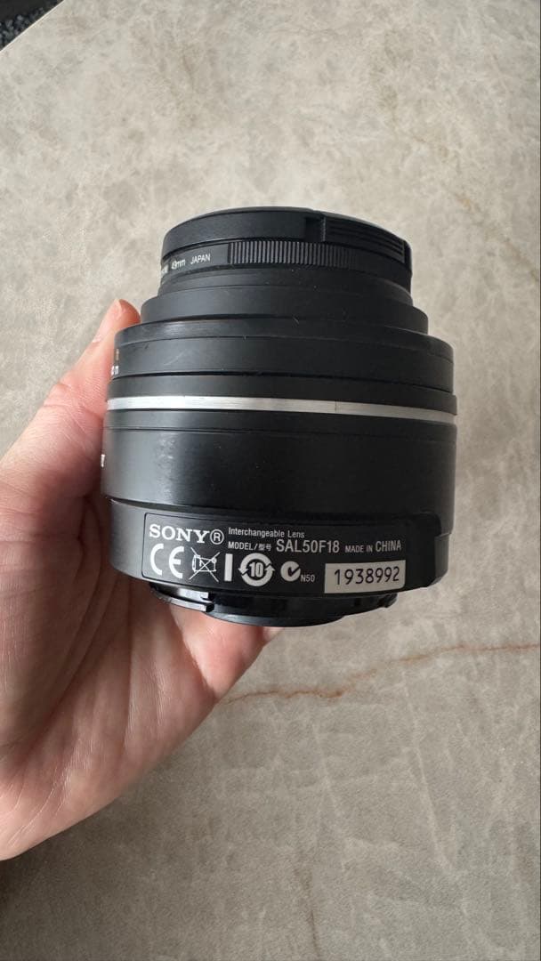 SONY 50mm F1.8単焦点レンズSAL50F18