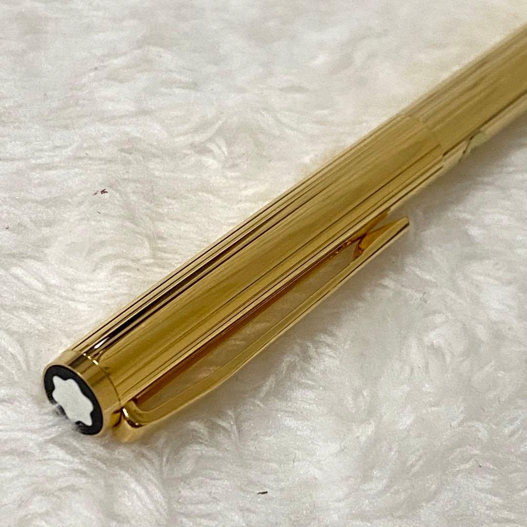 極美品　モンブランMONTBLANC ノブレス　ゴールド　万年筆　585 F