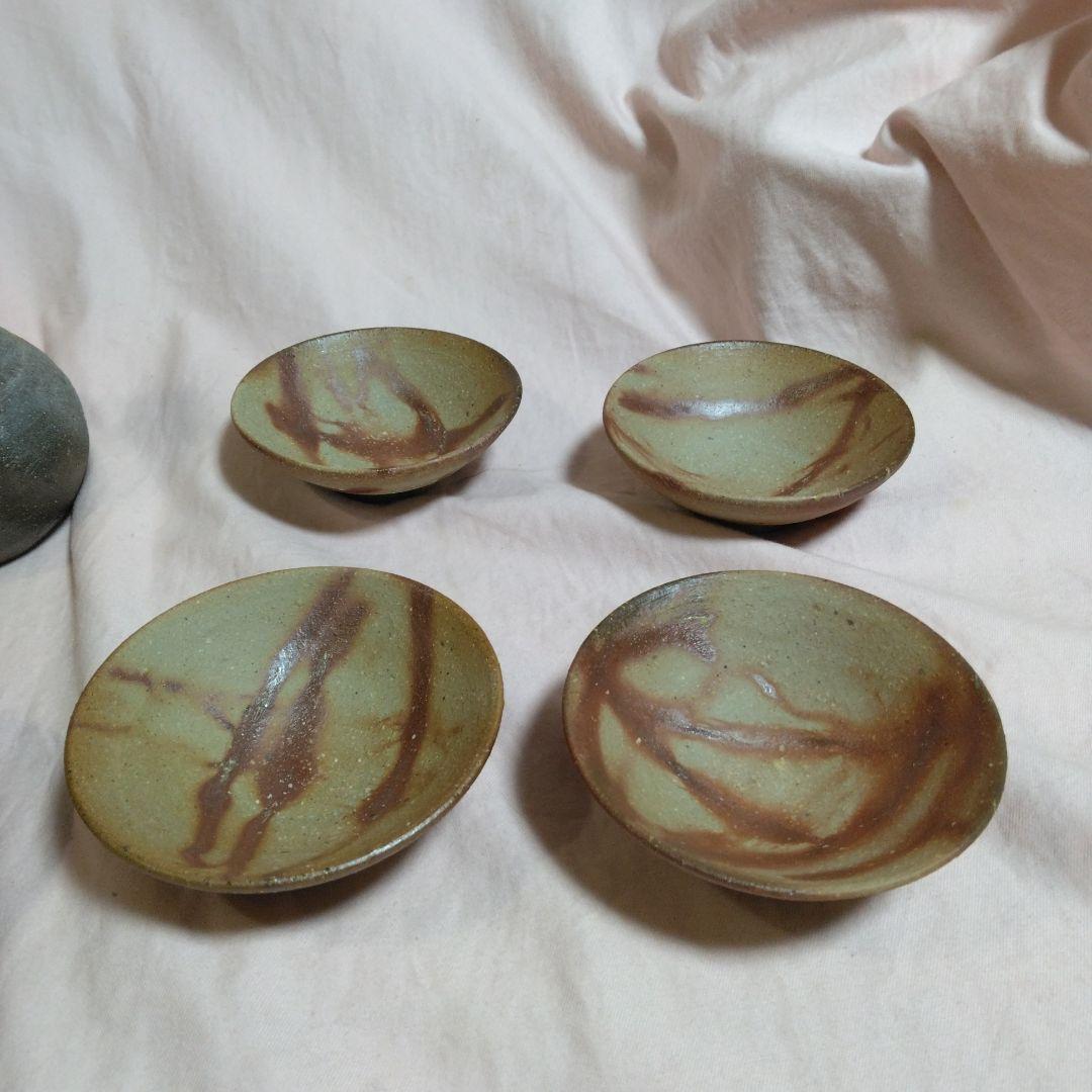 備前焼　末石泰節作　酒器セット