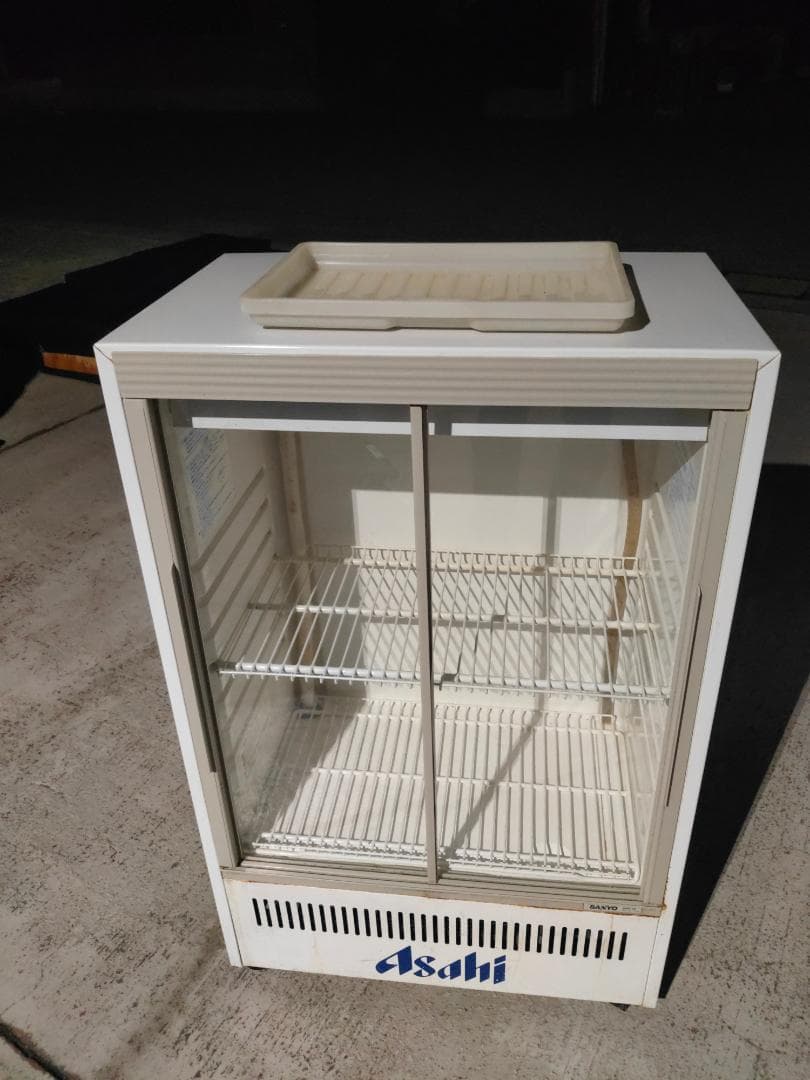 SANYO冷蔵ショーケース☆117L☆業務用☆瓶ビール冷やし☆動作良好☆冷蔵庫