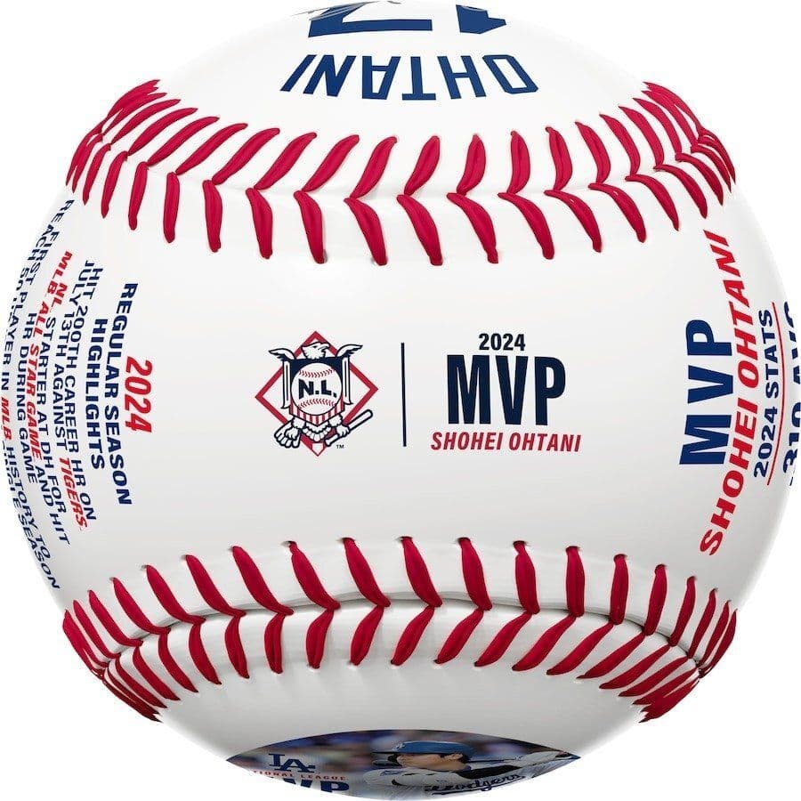 (evelovec)大谷翔平MVP記念•ワールドシリーズ出場記念ボール3個