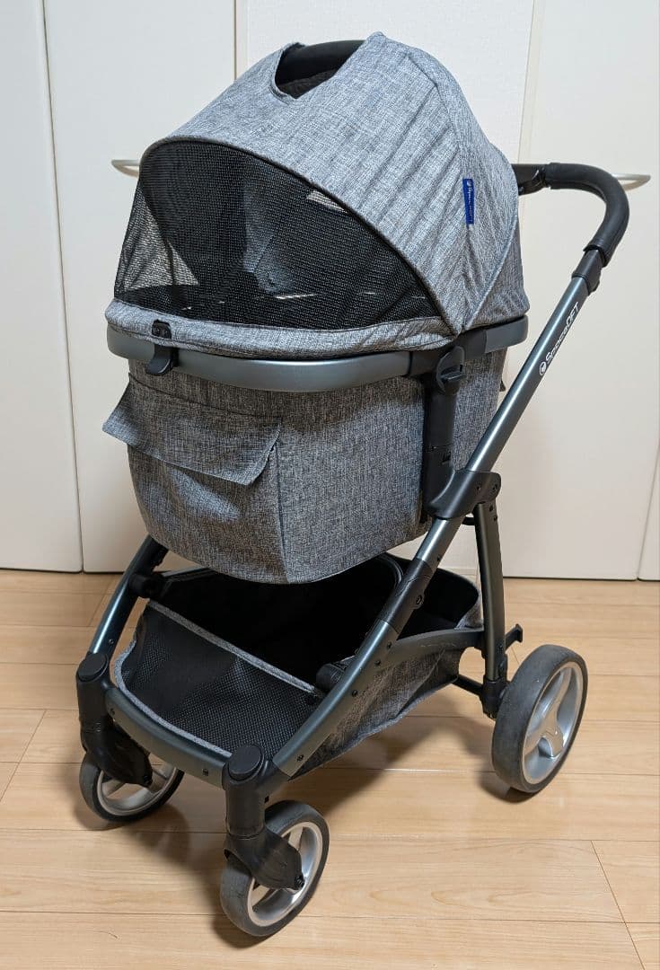 SpaceOFT ペットカート ファーストクラス アースグレー