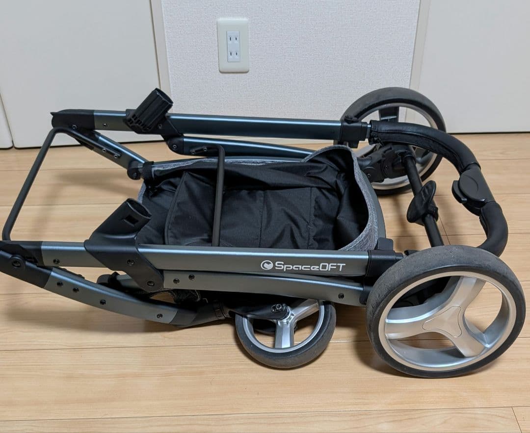 SpaceOFT ペットカート ファーストクラス アースグレー