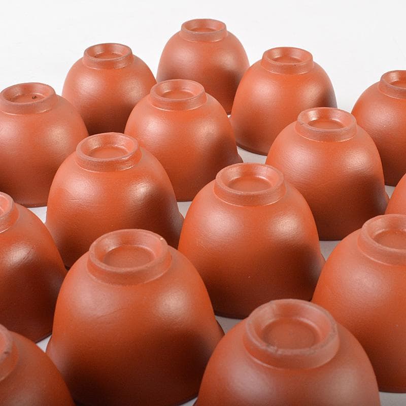 煎茶道具　紫砂　朱泥　内白釉　煎茶碗　二十点まとめて　N　6551