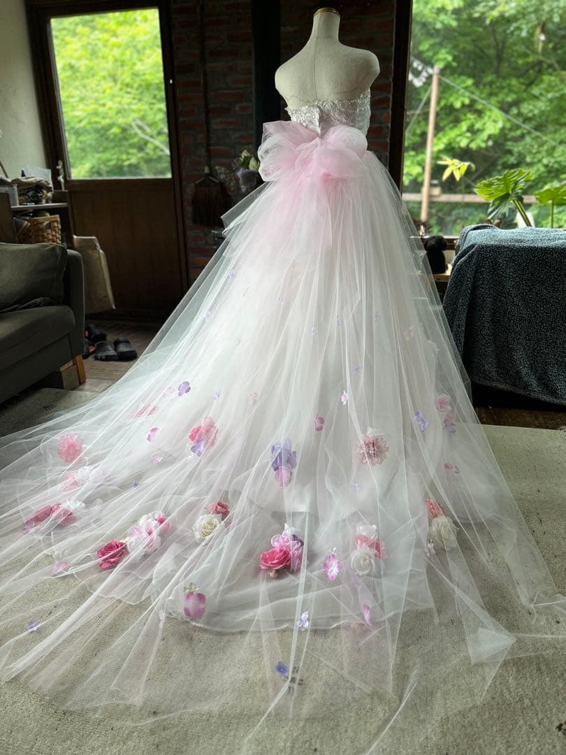 ぺ*こ様 ウエディングドレス用オーバードレス