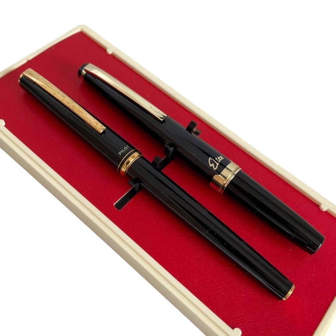 PILOT パイロット 万年筆 Blite ブライト 黒 ビジネス 2本 文房具