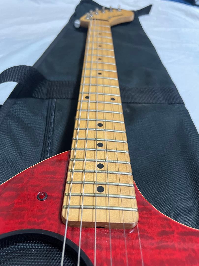 FERNANDES ZO-3 GF フェルナンデス アンプ内蔵ギター 赤レッド