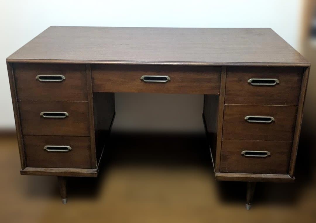 送込！総木！ドレクセルヘリテイジ製米軍将校向けリシェル執務机