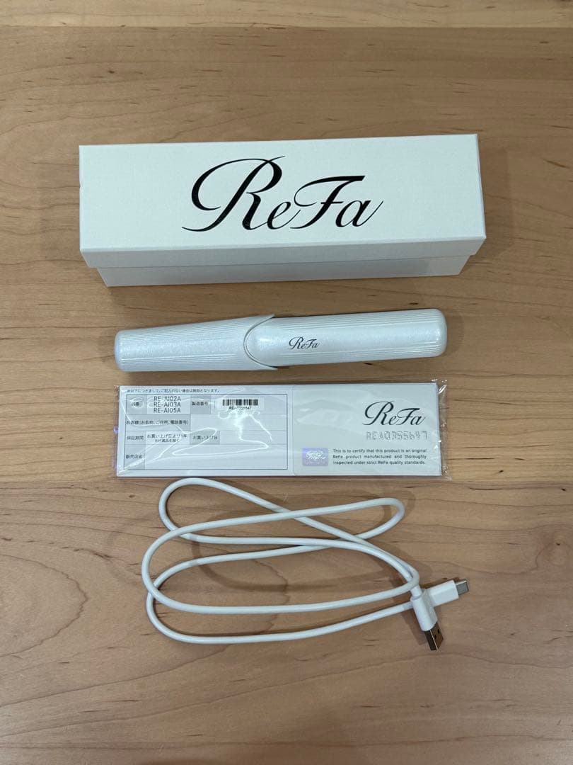 リファビューテック フィンガーアイロン ホワイト