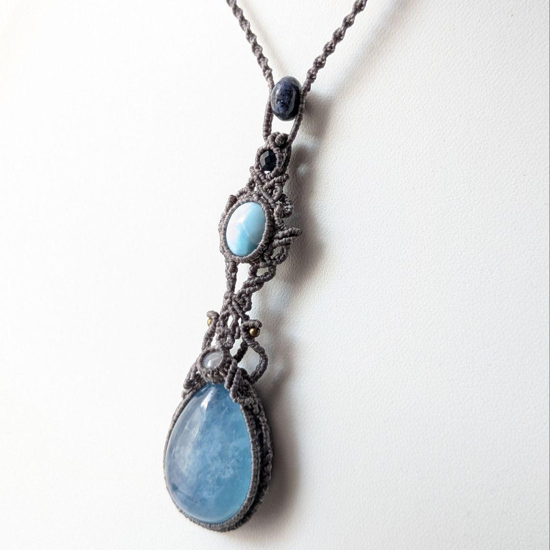 1265 マクラメハンドメイドネックレス