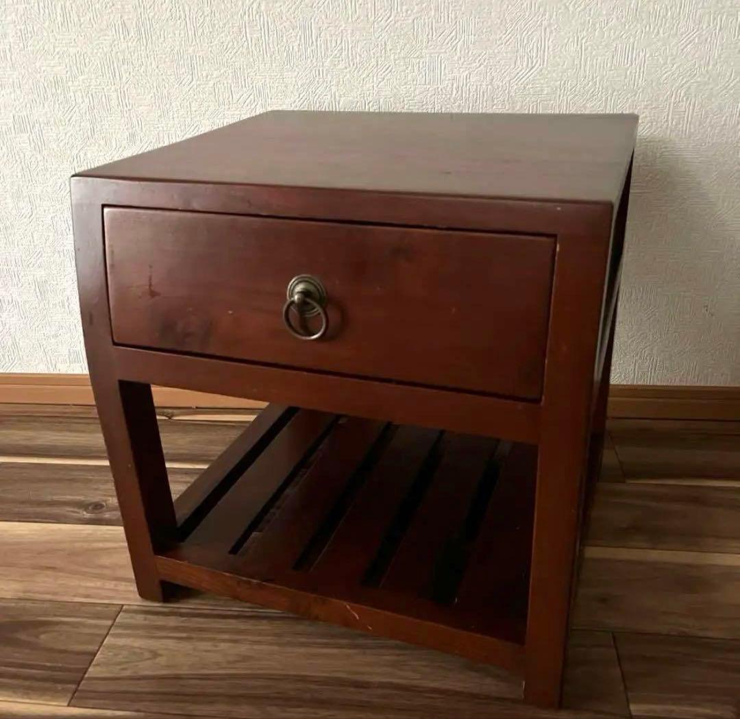 アンティーク サイドテーブル ベッドサイドテーブル