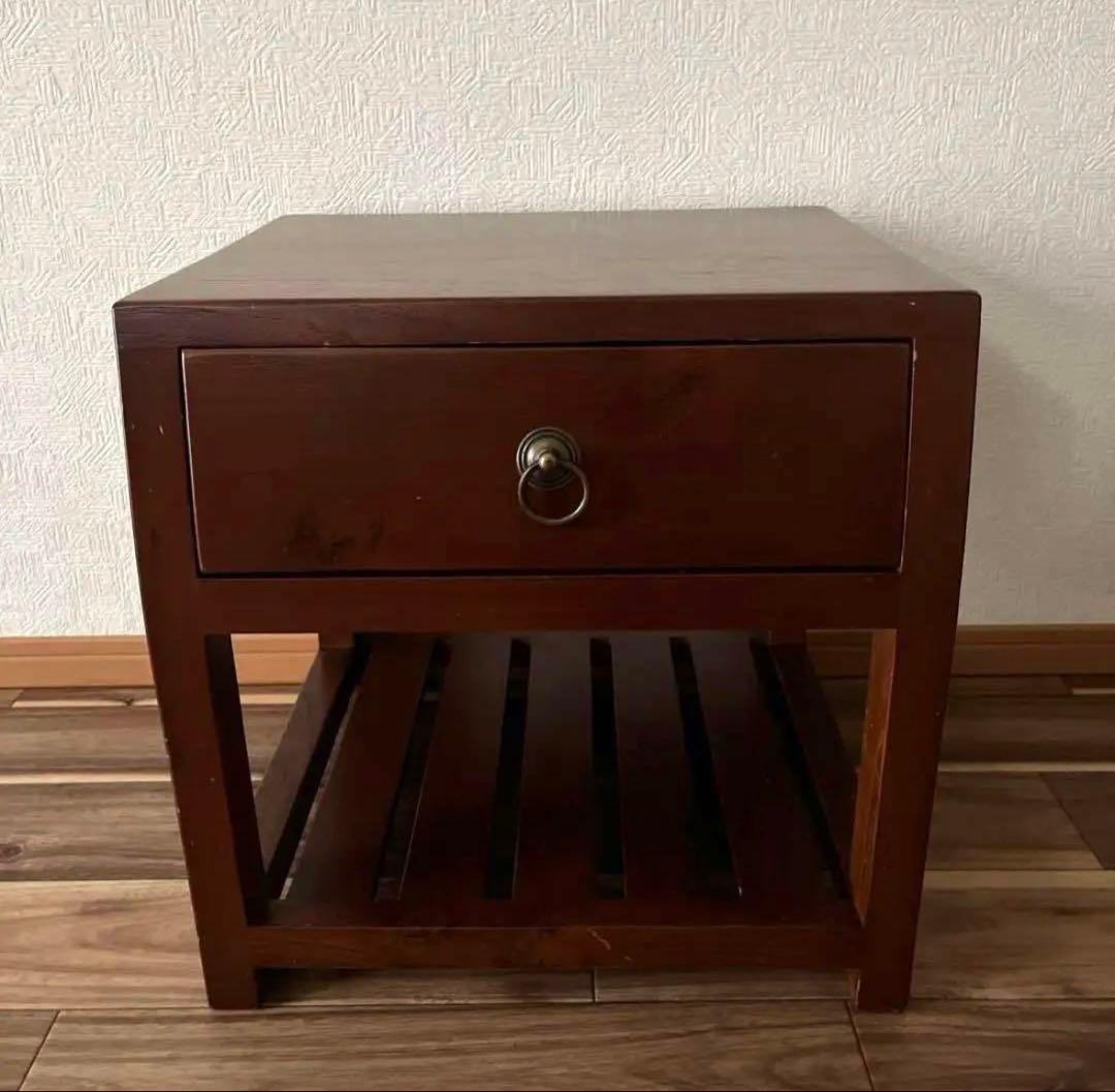 アンティーク サイドテーブル ベッドサイドテーブル