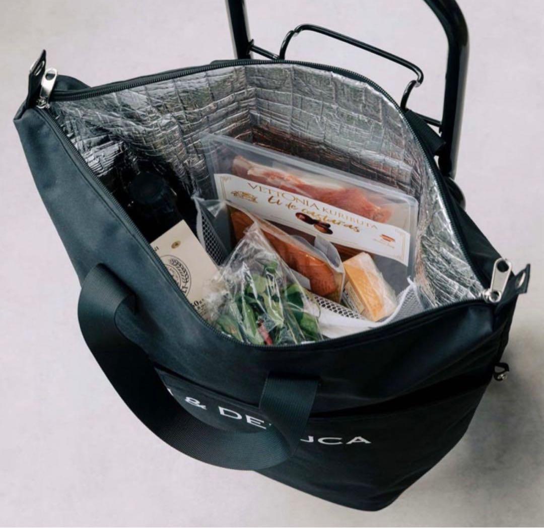 DEAN & DELUCA ショッピングキャリー ブラック