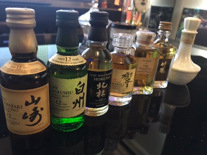 【終売】サントリー&ニッカ レア ミニチュアウイスキー7本セット