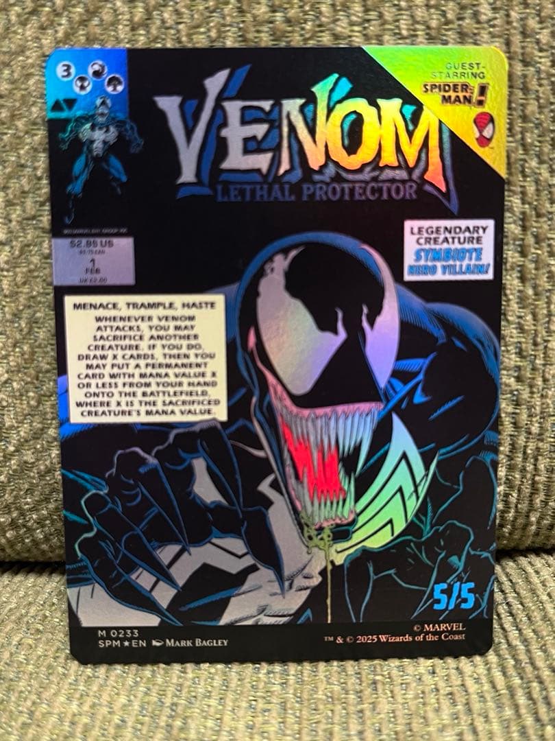 MTG エディ・ブロック / ヴェノム　クラシックコミック　foil