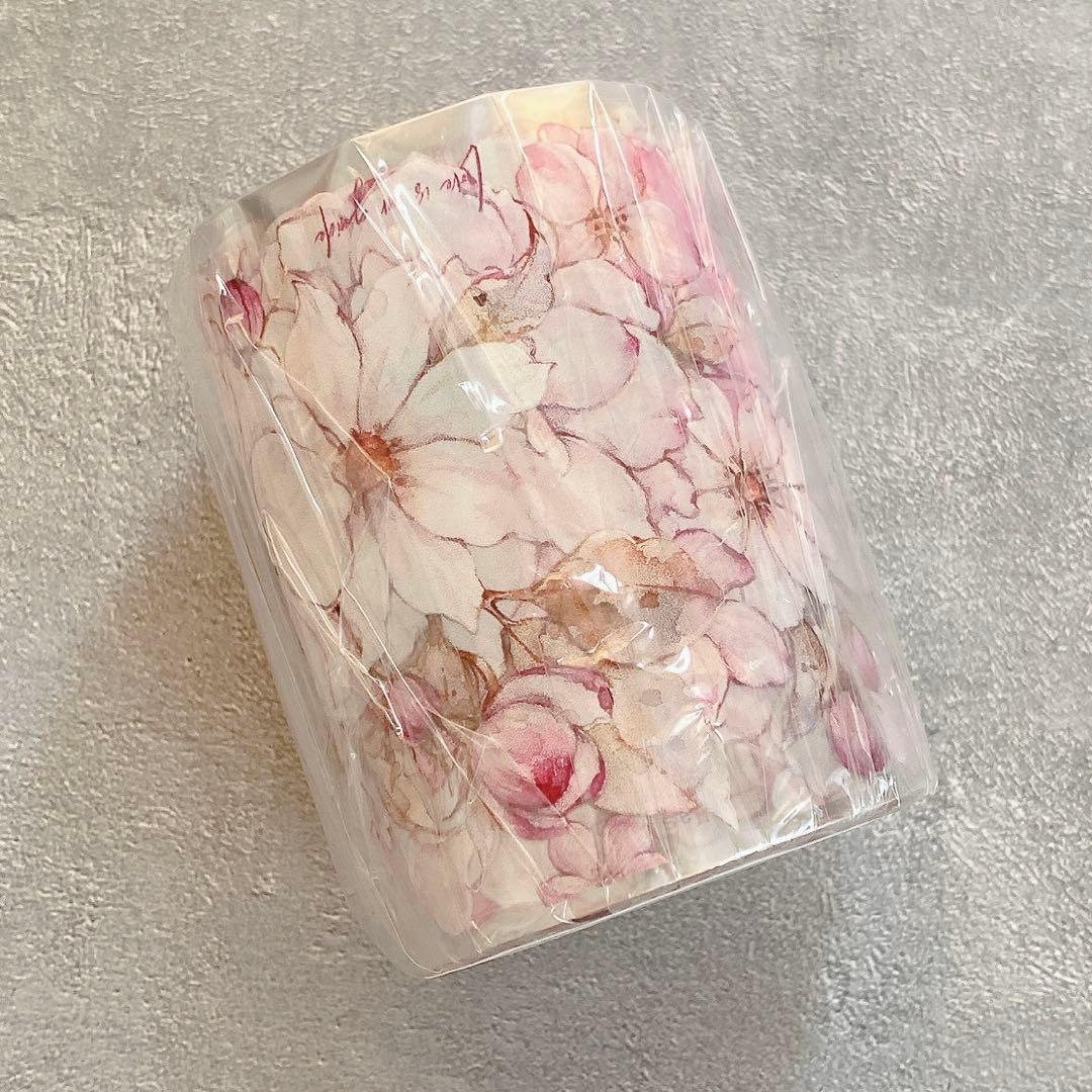 小白家文創《桃夭》海外マスキングテープ　マステ 【2218】