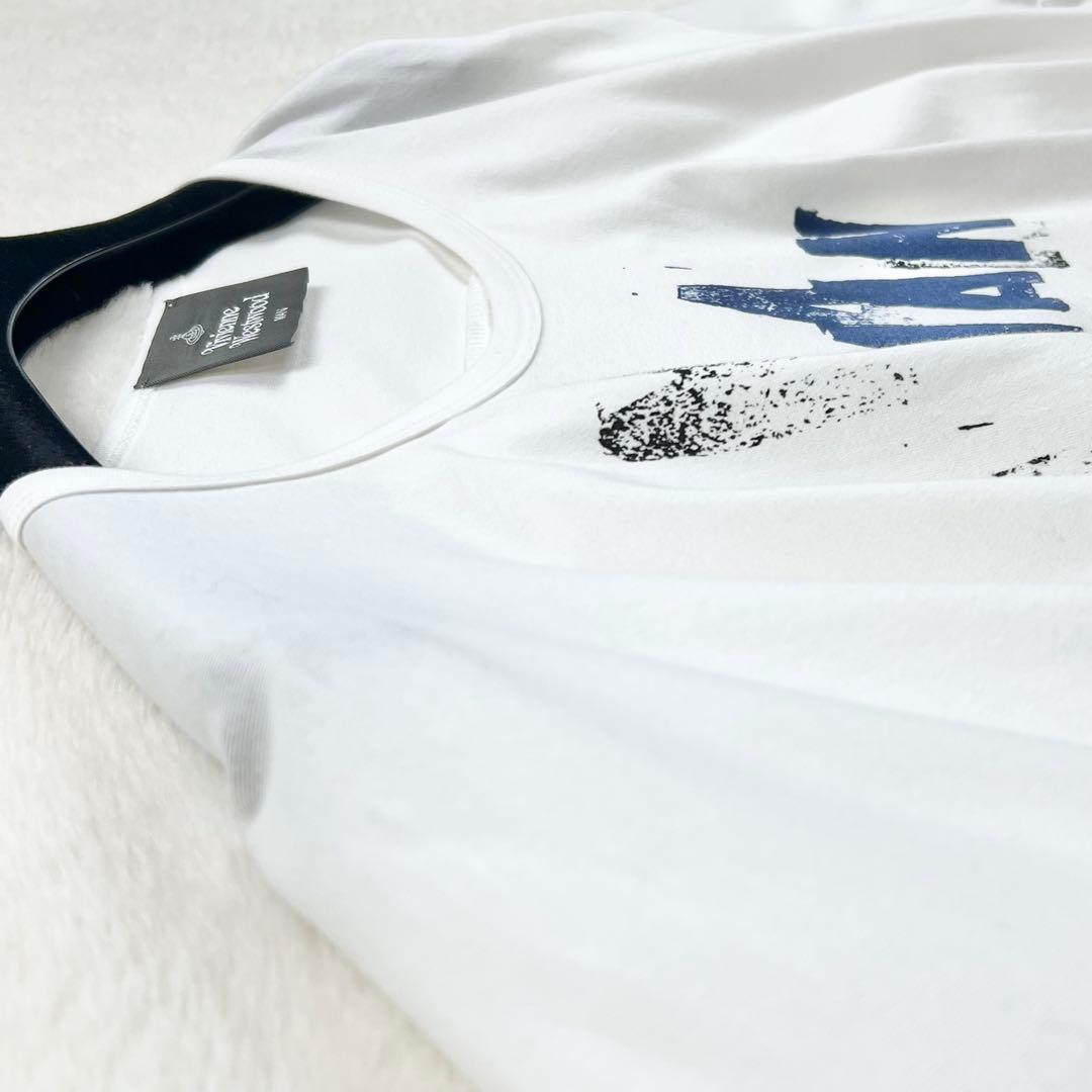 【ヴィヴィアンウエストウッドマン】コットンワイドクルーネックTシャツ☆オーブ☆F