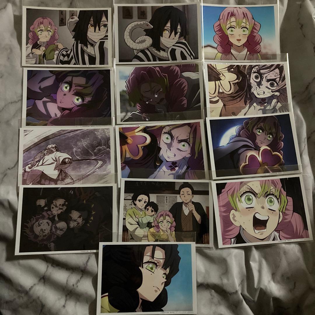 鬼滅の刃 伊黒小芭内 甘露寺蜜璃 場面写ブロマイド 刀鍛冶の里