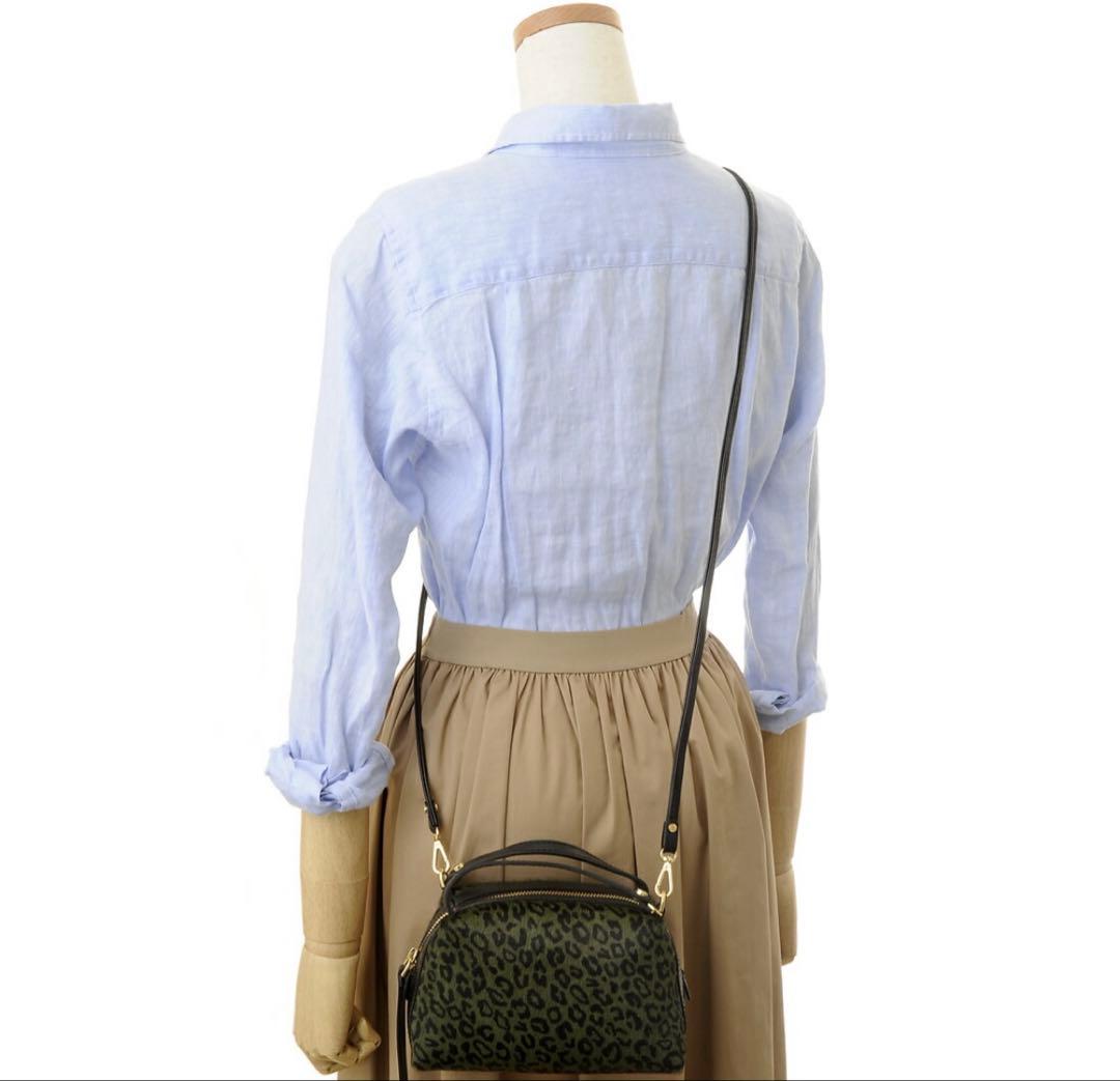 【新品・未使用】GIANNI CHIARINI ショルダーバッグ グリーン