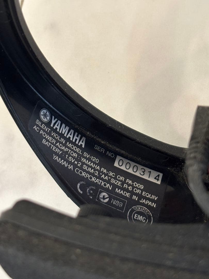 YAMAHA ヤマハ SV-120 エレクトリックバイオリン サイレント 楽器