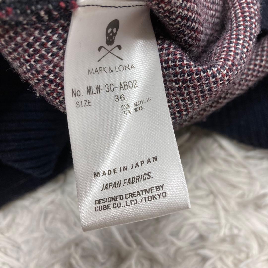 ゴルフウェア MARK＆RONA マークアンドロナ ウールニットパーカー