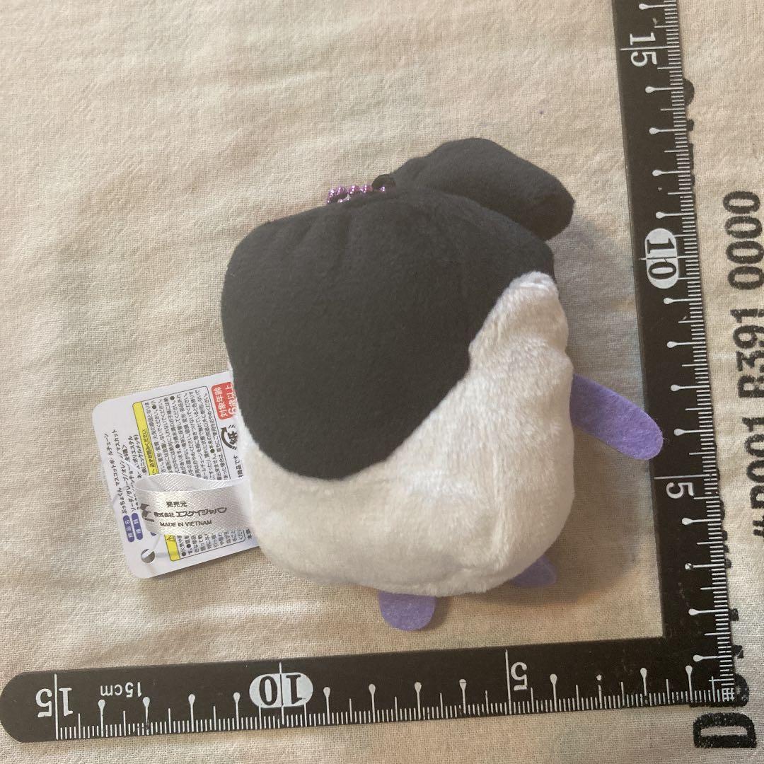 ぬいぐるみ　キーホルダー　ぷっちょ　リーゼント　紫　新品未使用