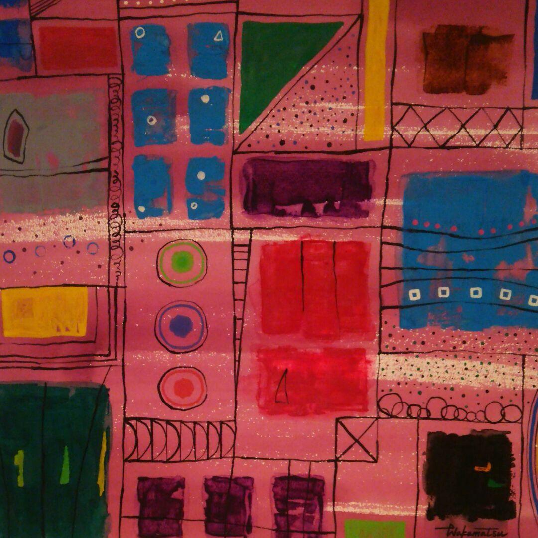 水彩画　追憶　F8号