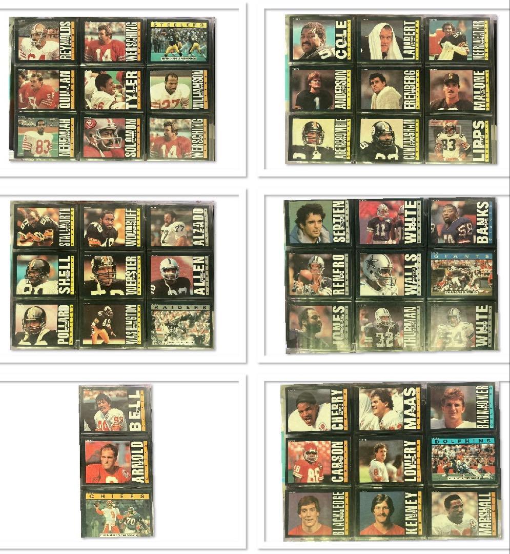 NFLアメリカンフットボールのトレーディングカードコレクション200枚