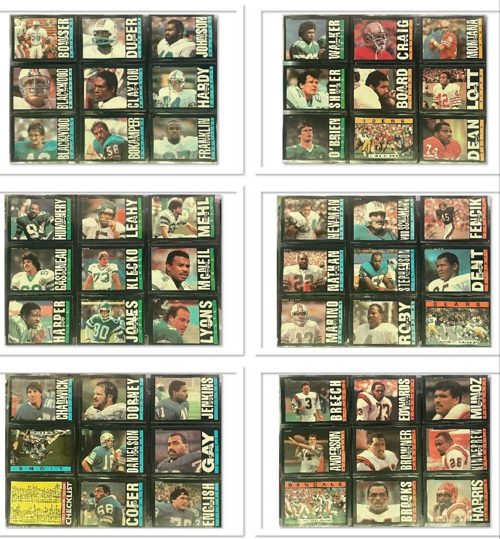 NFLアメリカンフットボールのトレーディングカードコレクション200枚