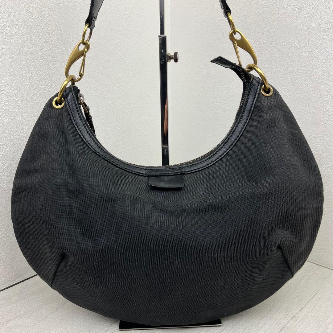 GUCCI グッチ ハンドバッグ ワンショルダーバッグ レザー 三日月 型