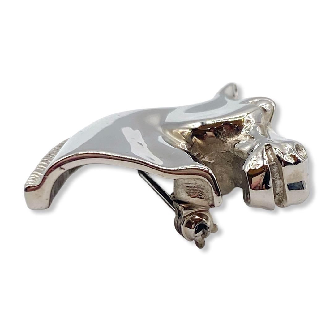 ☆美品☆　エルメス ブローチ　ホースヘッド　シュバル　シルバー