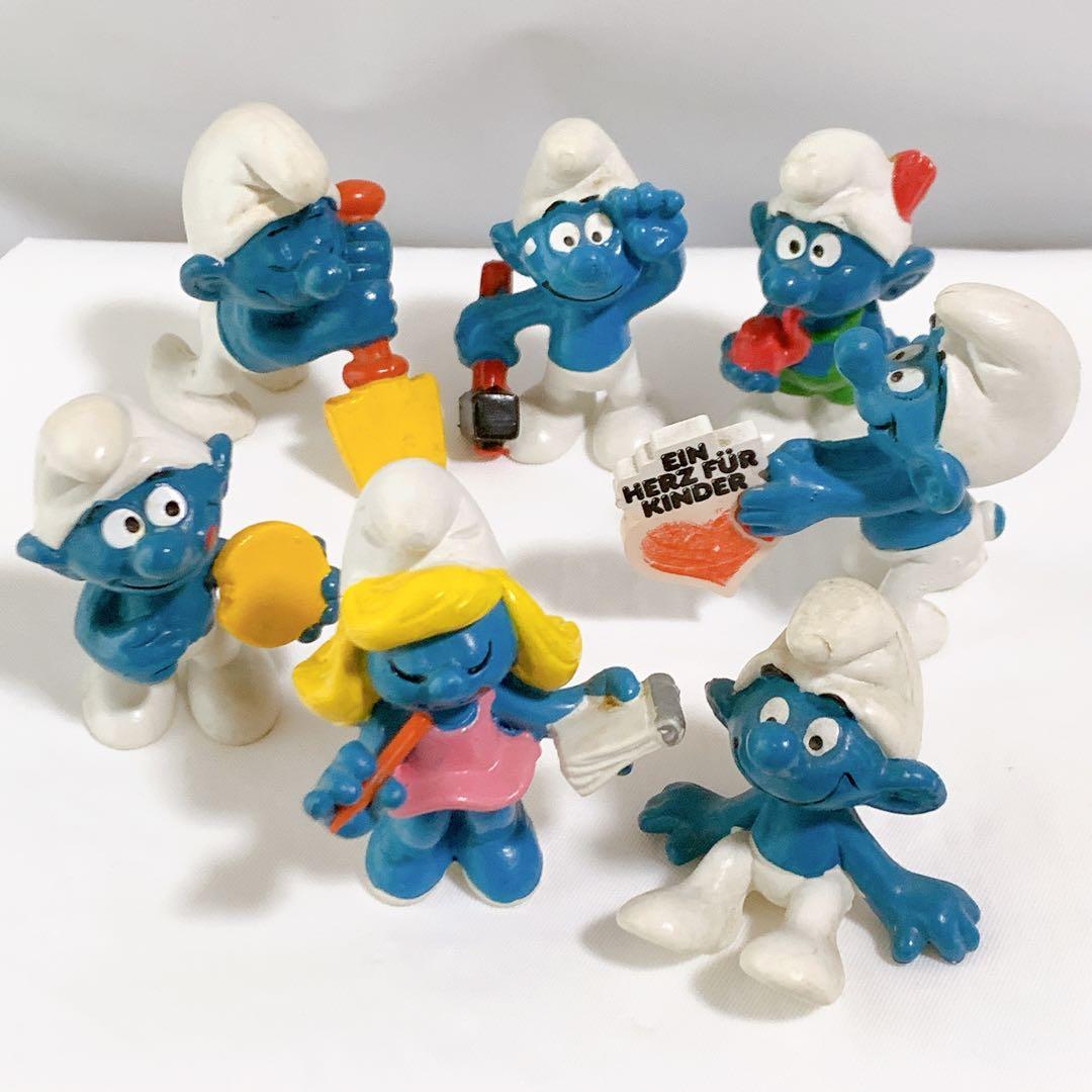 ヴィンテージ　スマーフ　フィギュア　ミニチュア　シュライヒ　まとめ売り　レア