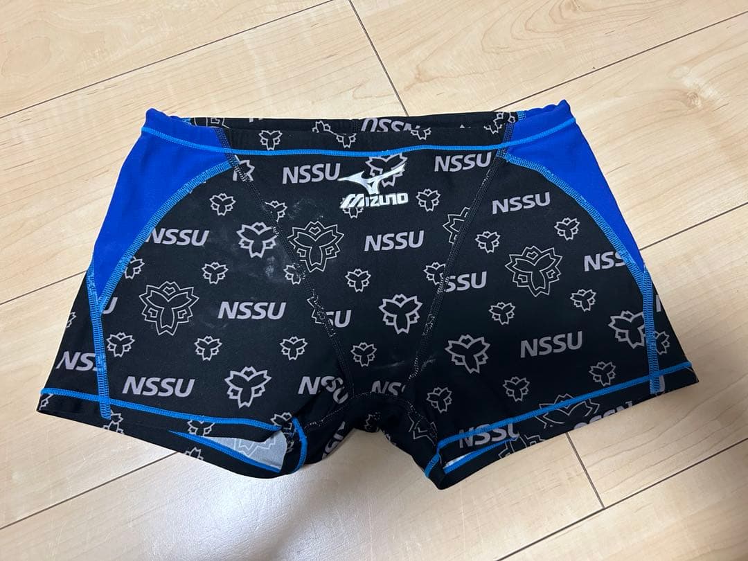 日本体育大学 競泳水着 黒/青 2017