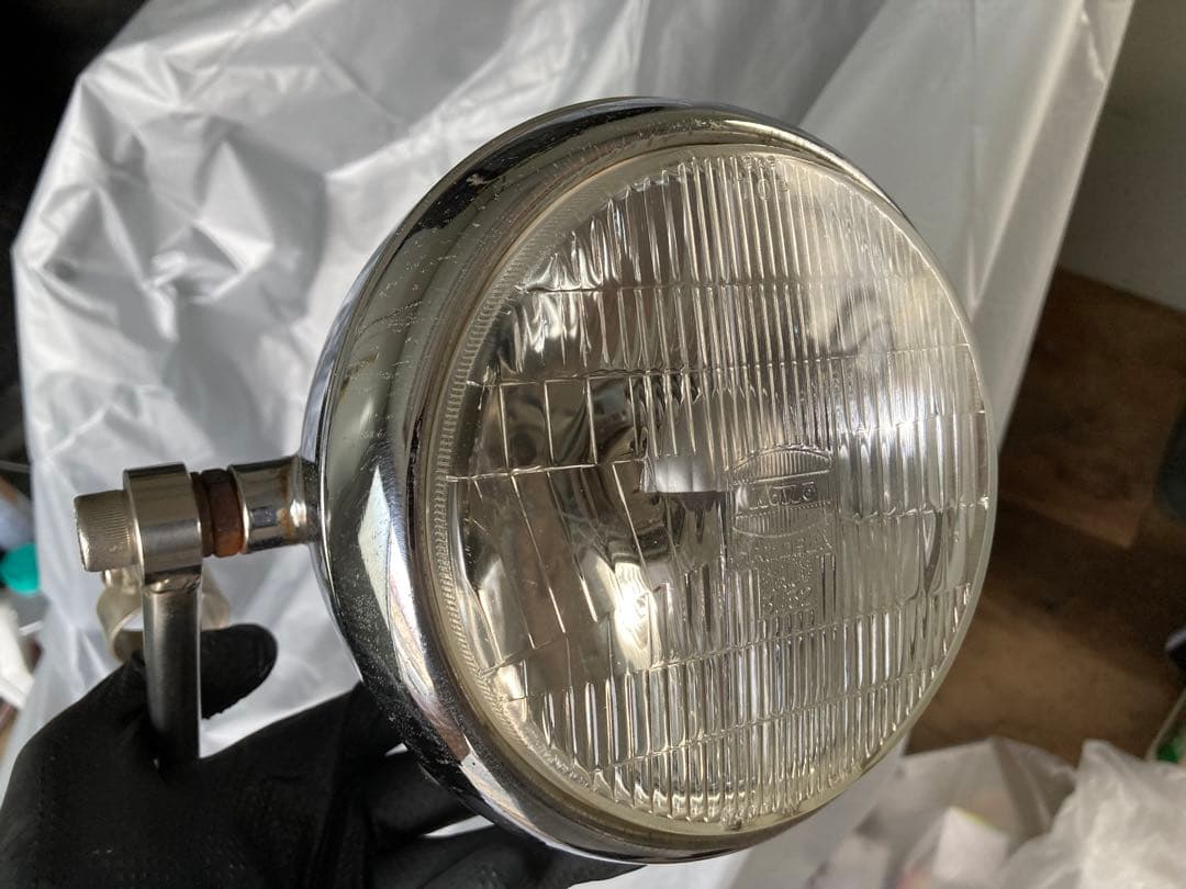 ペイトンプレイス　ステー　SR400 ヘッドライト　セット　カフェレーサー