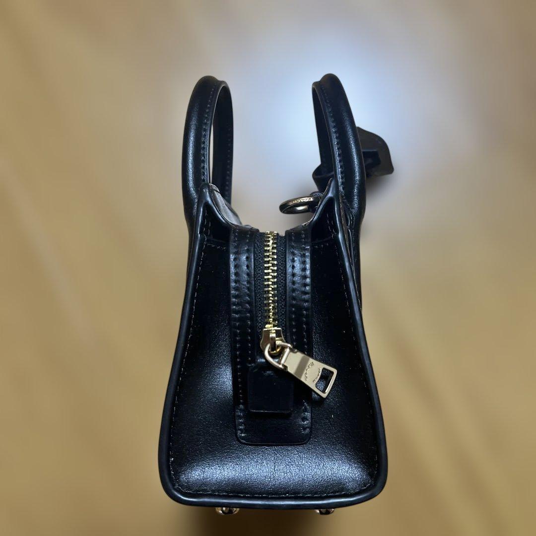 新品COACH ミニハンドバッグ　ブラウン シグネチャー　ショルダーバッグ　福袋