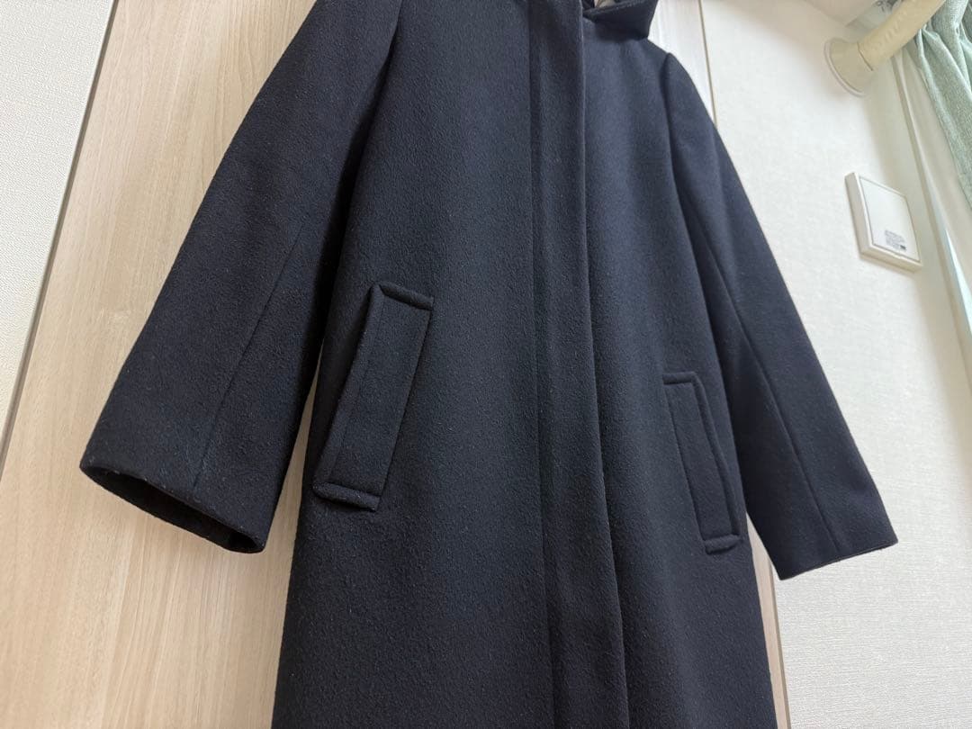 ブルーレーベルクレストブリッジ　フード付き　コート