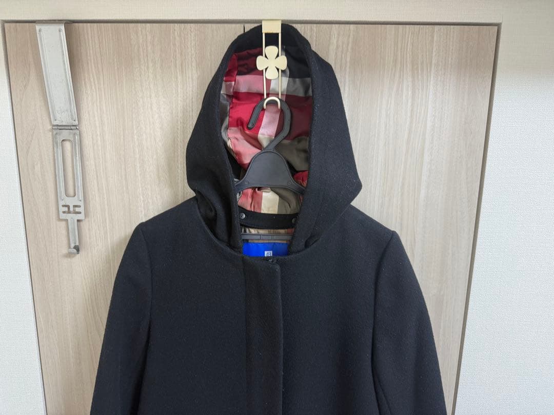 ブルーレーベルクレストブリッジ　フード付き　コート