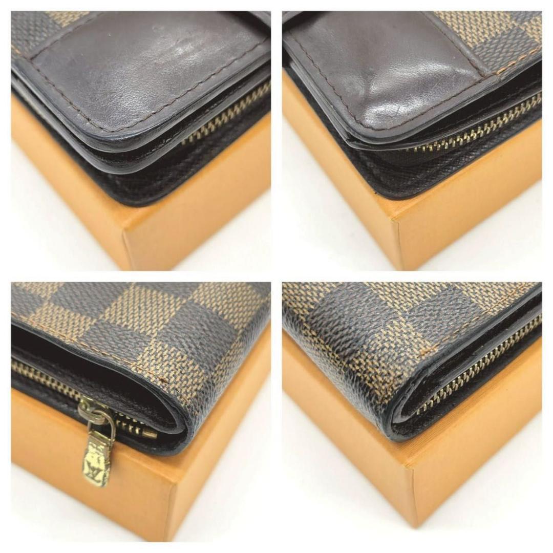 ルイヴィトン コンパクトジップ ダミエ 二つ折り 財布LOUIS VUITTON