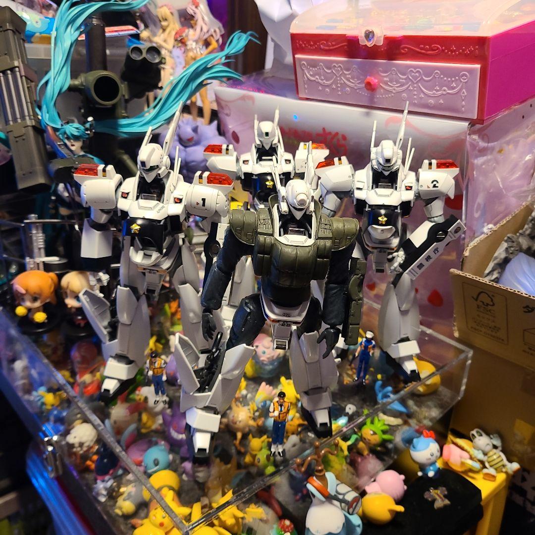 バンダイMG 1/35 パトレイバー イングラム各号機リアクティブアーマ完成品