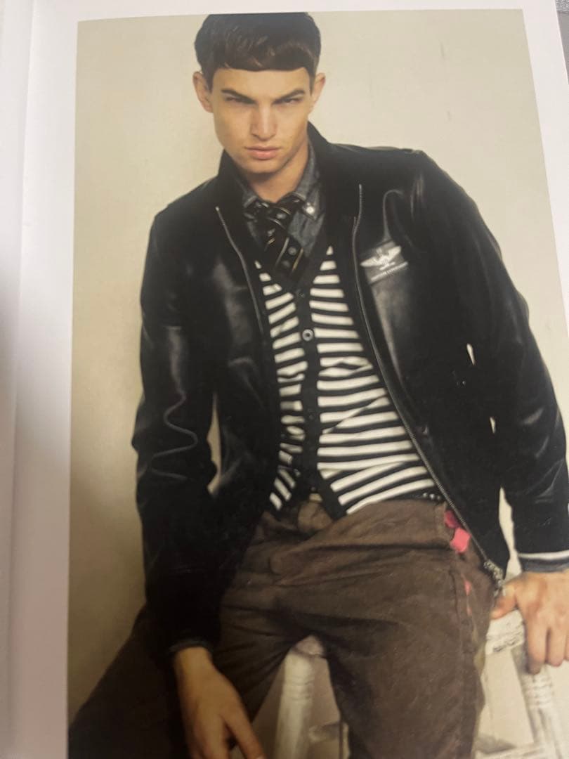 【定価147000円 】uniform experimentレザー ネイビー 2