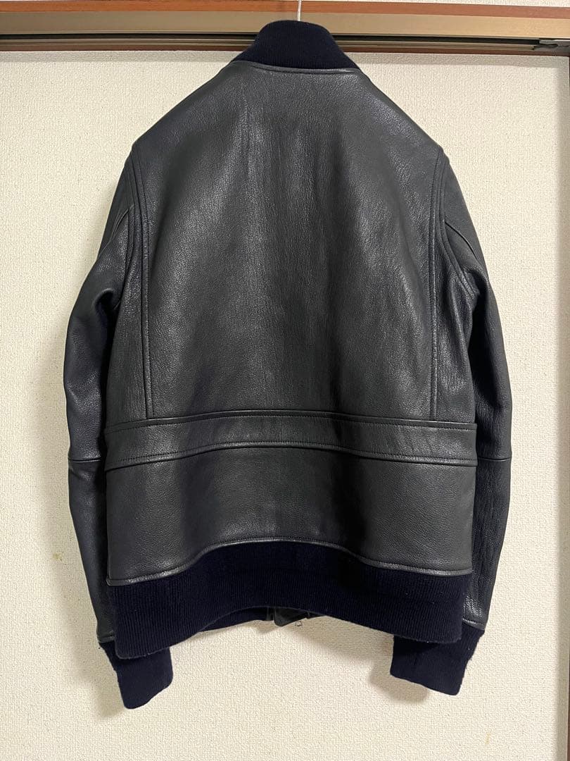 【定価147000円 】uniform experimentレザー ネイビー 2