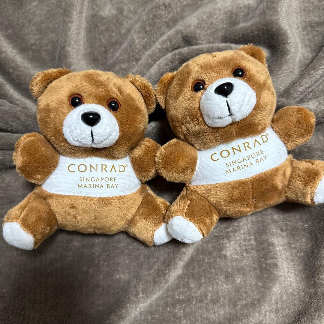 HiltonCONRAD ベアマリーナ ベイ ぬいぐるみ 2体セット